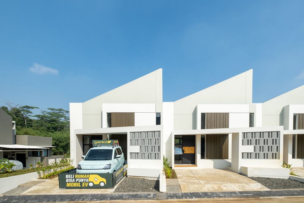 foto tampak rumah tipe 42 / STANDAR perumahan GREENLAND FOREST HILL EXT
