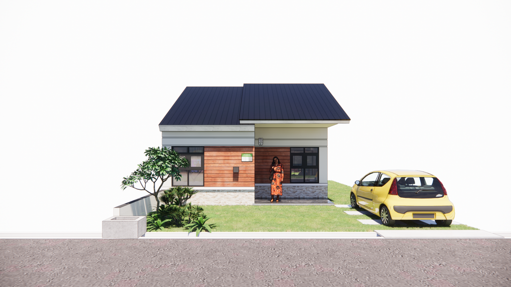 foto tampak rumah tipe RUMAH SUBSIDI T36 perumahan ABI RESIDENCE