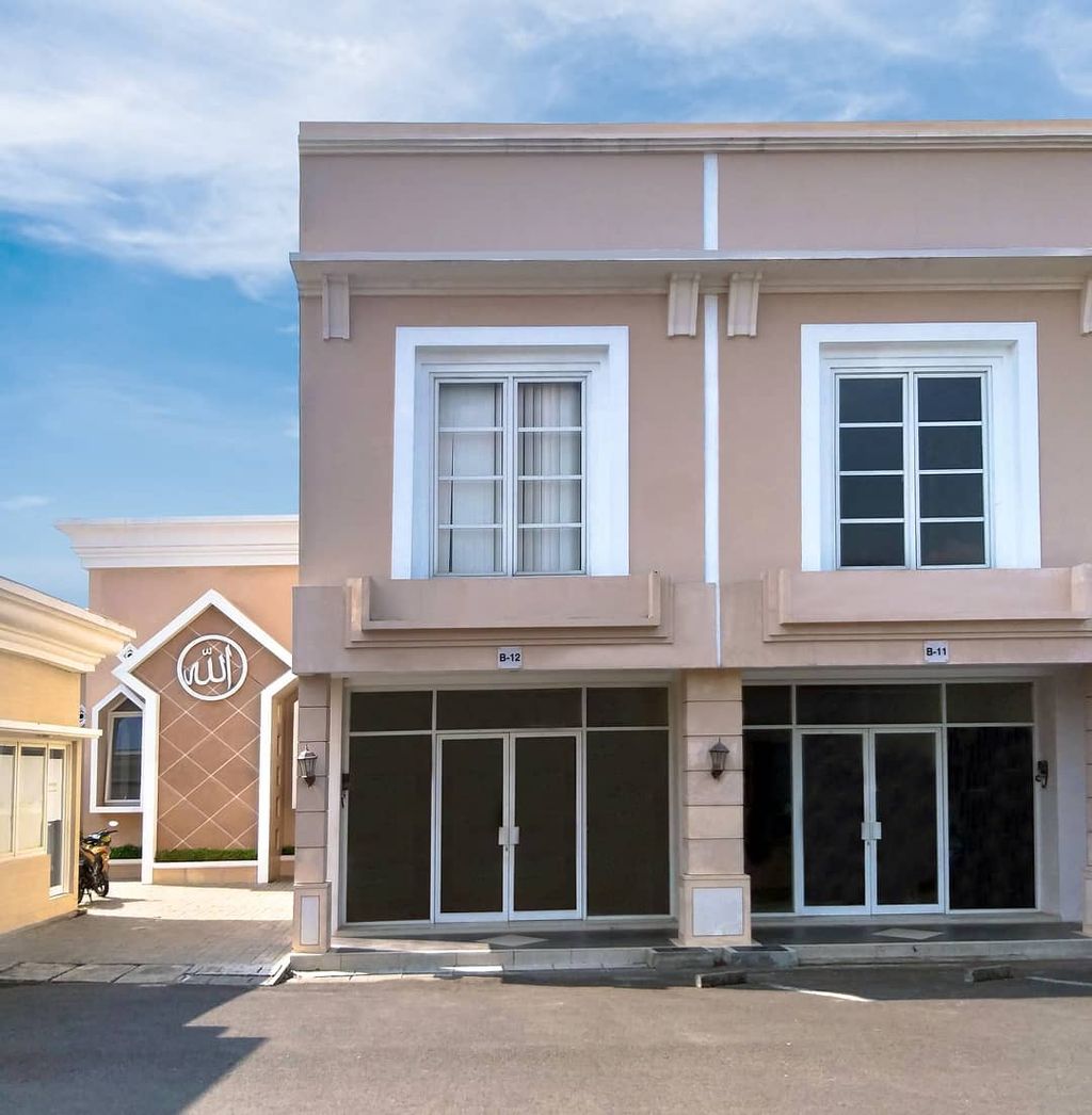 foto tampak rumah tipe Ruko B perumahan Gaia Residence Semarang