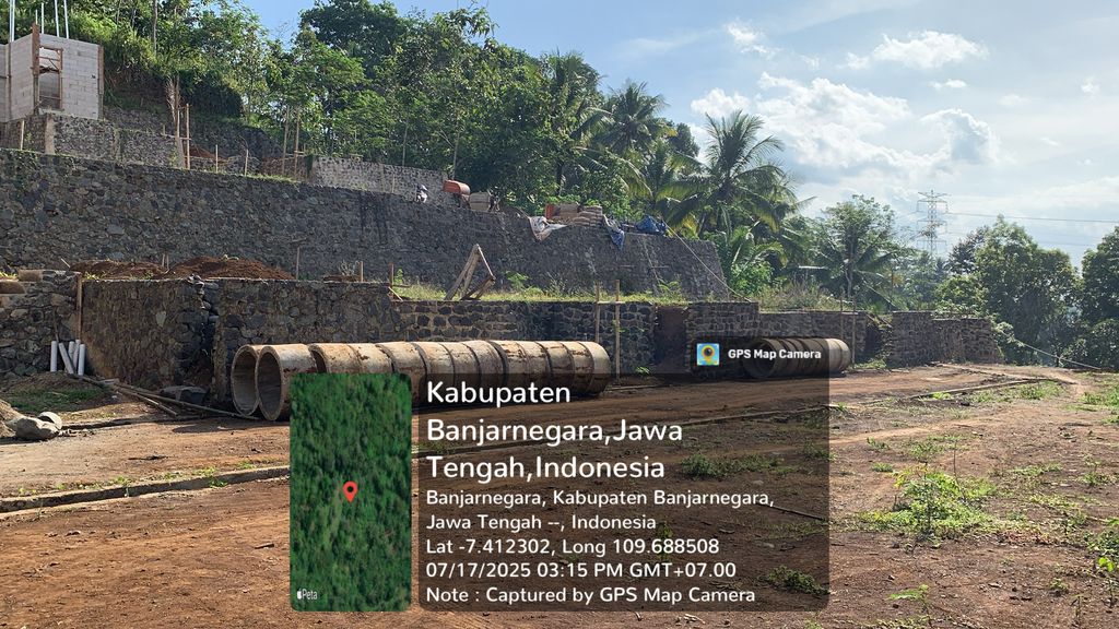 foto posisi tengah perumahan Griya Gemebyar Harum