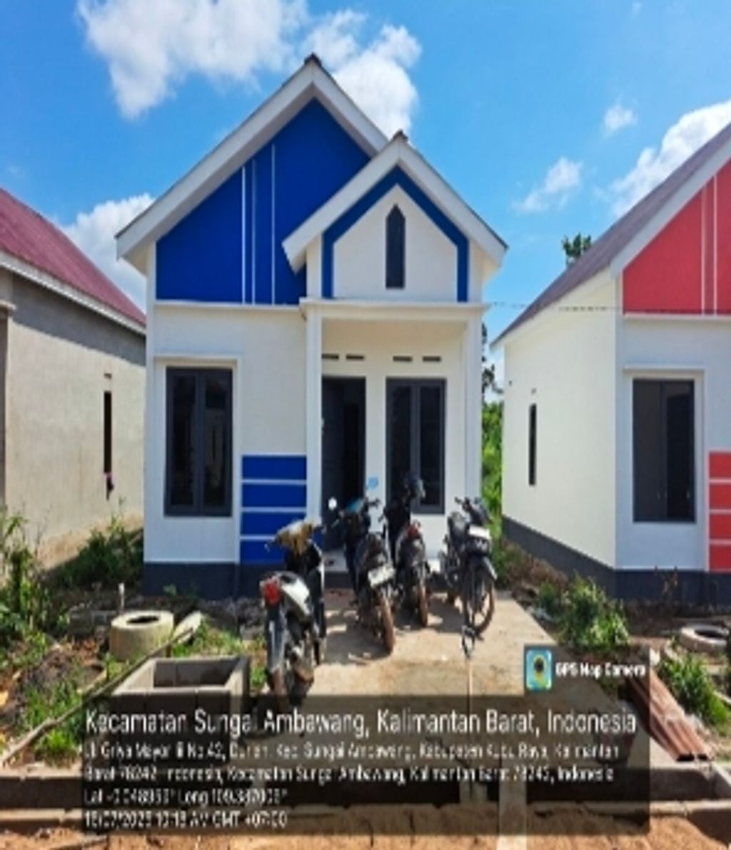 foto tampak rumah tipe 36/146 perumahan DINES RESIDANCE