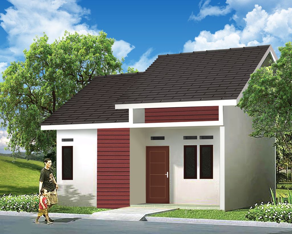 foto tampak rumah tipe Nuri 36 - 2022 perumahan BUMI DAMAI REGENCY