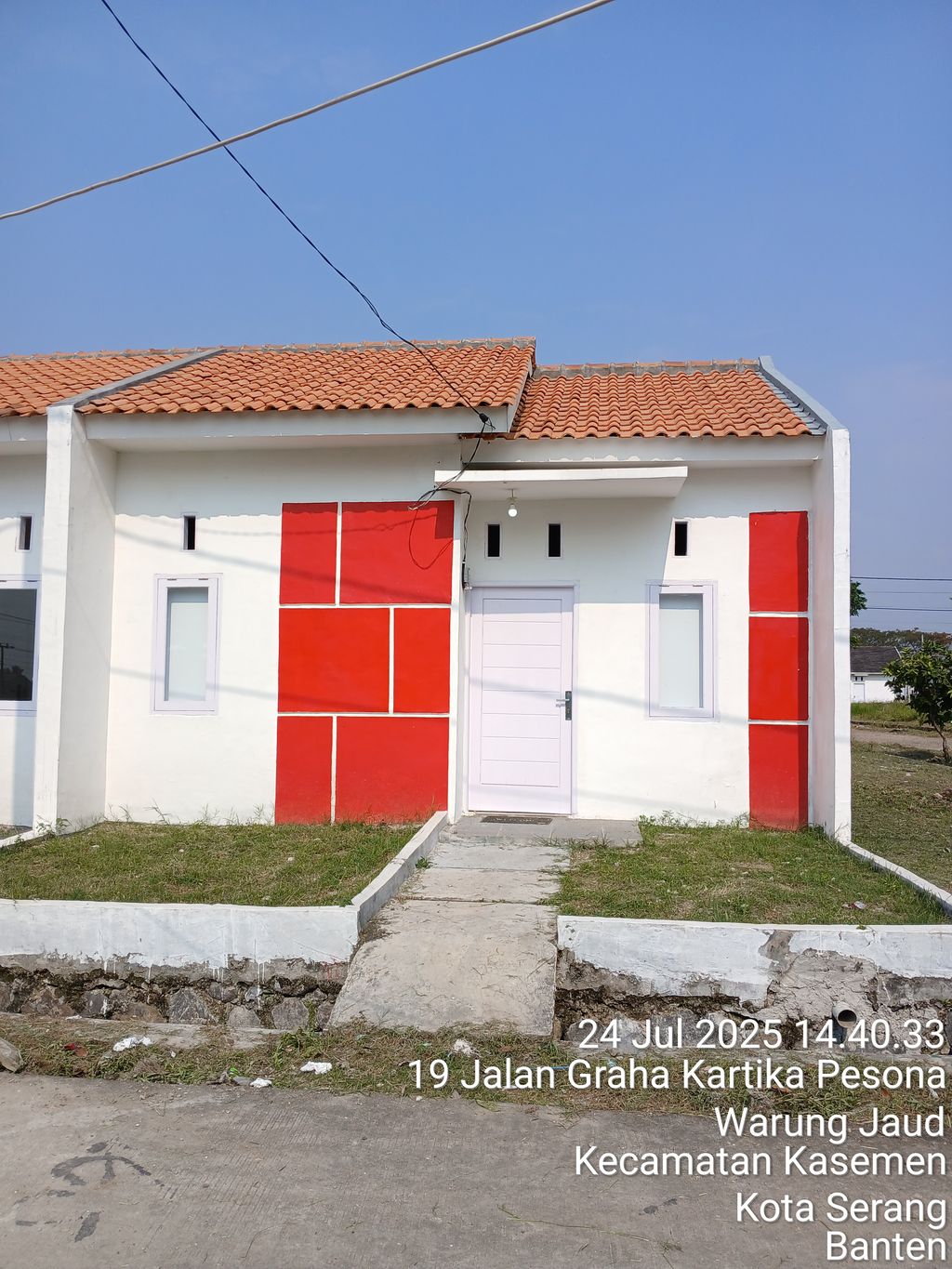 foto contoh rumah perumahan Graha Kartika Pesona Serang