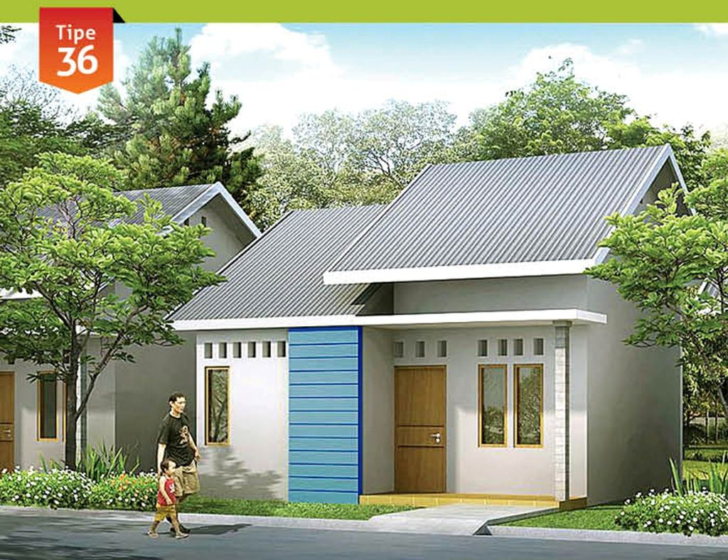 foto tampak rumah tipe Nuri 36 - 2018 perumahan BUMI DAMAI REGENCY