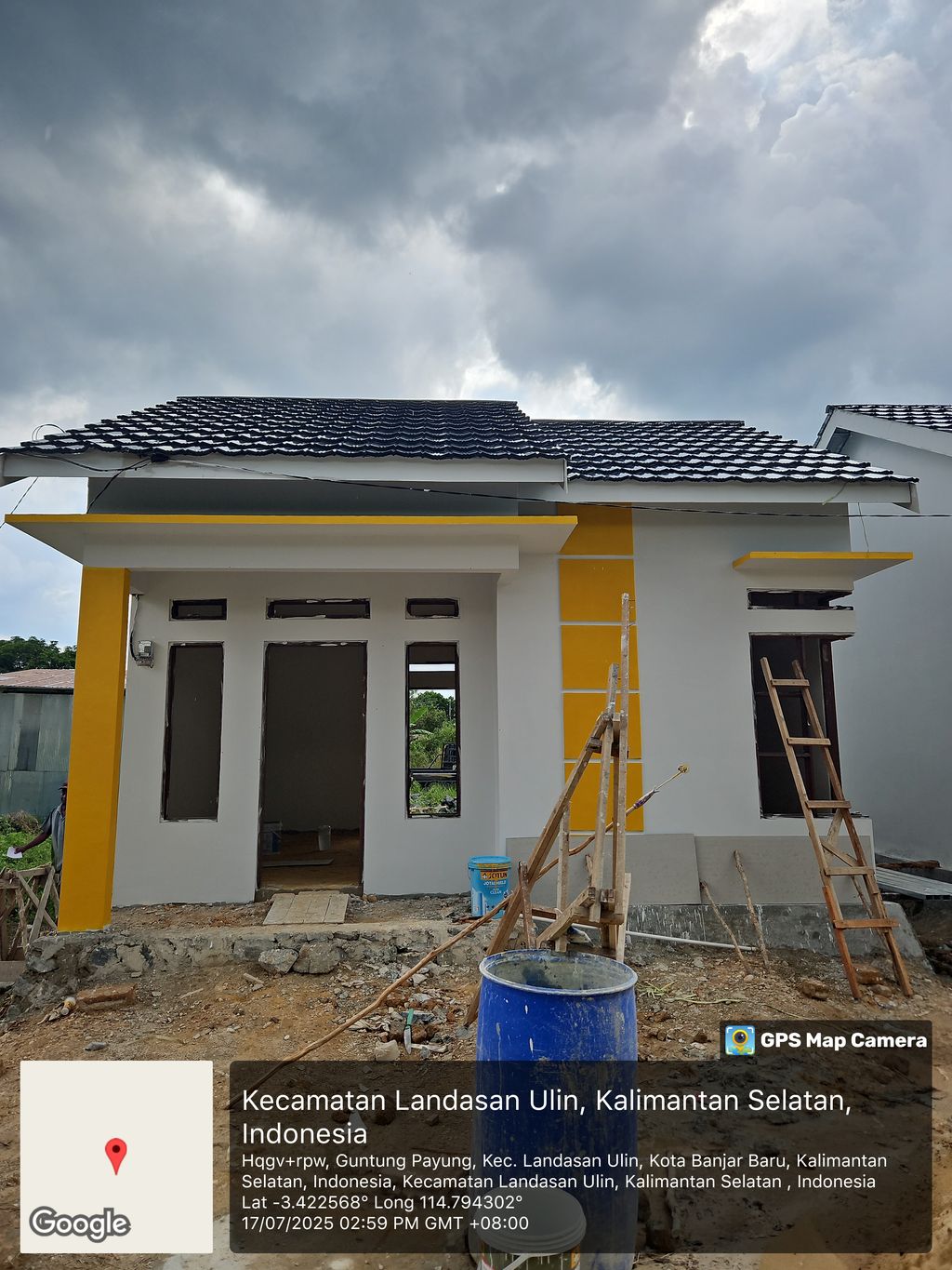 foto tampak rumah tipe 36 m2 perumahan BUMI BAROKAH 6