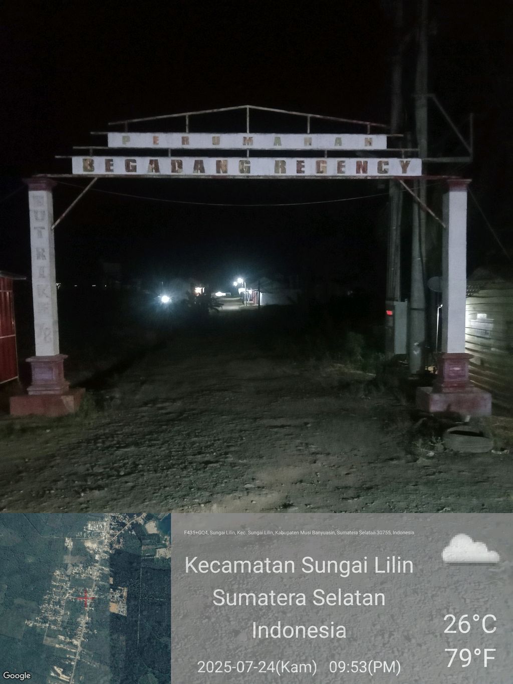 foto gerbang perumahan PERUMAHAN BEGADANG REGENCY