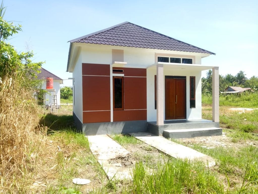 foto tampak rumah tipe 36/199 perumahan Komplek Perumahan Navara Residence
