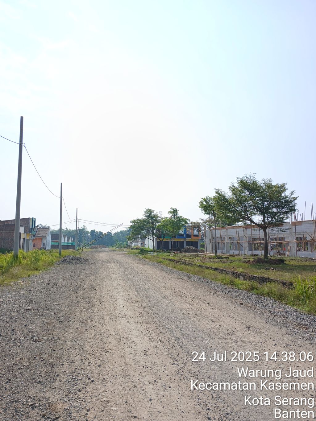 foto posisi tengah perumahan Graha Kartika Pesona Serang