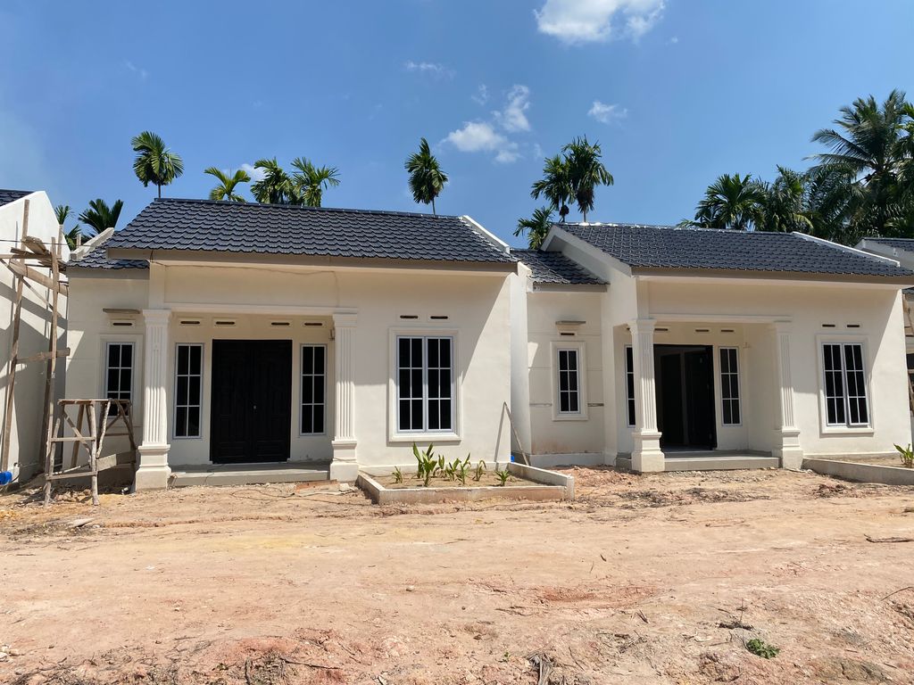 foto tampak rumah tipe 36 perumahan Citra Purnama Residence