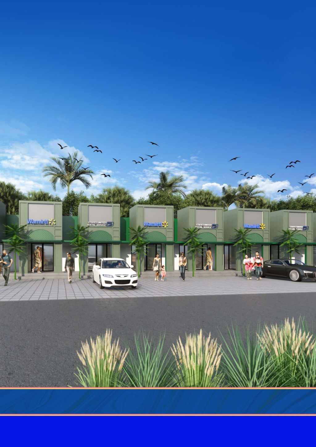 foto tampak rumah tipe OTTAWA perumahan Cikande Business Residence