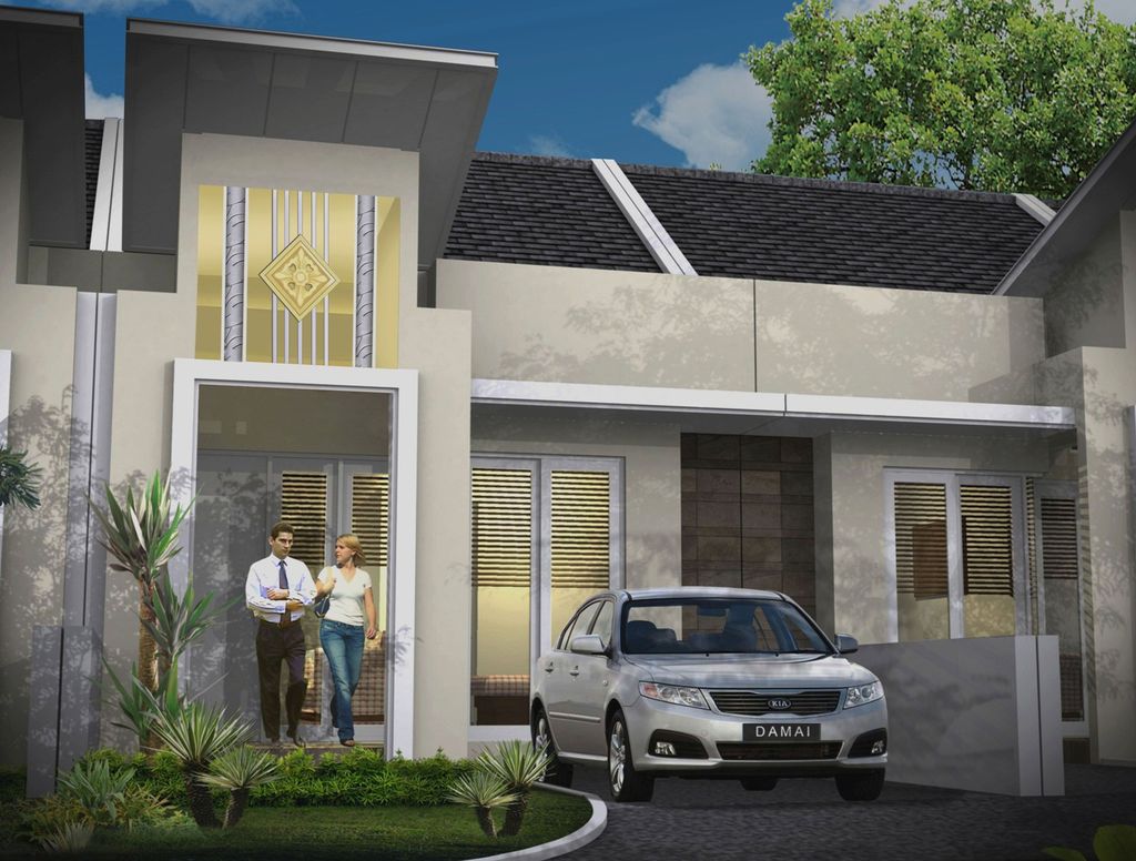foto tampak rumah tipe Ibis 55 - Mahameru 2020 perumahan BUMI DAMAI REGENCY