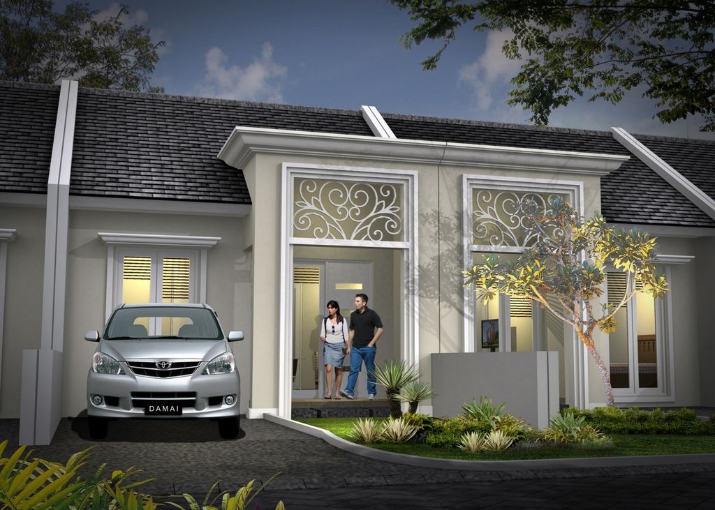 foto tampak rumah tipe Merak 42 - 2017 perumahan BUMI DAMAI REGENCY