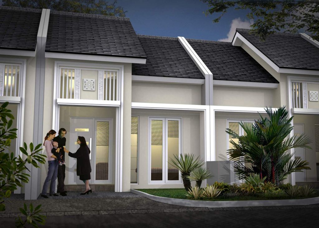 foto tampak rumah tipe Camar 36 - G6 perumahan BUMI DAMAI REGENCY