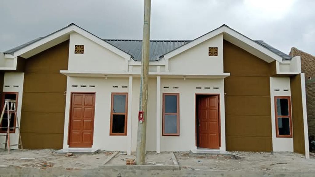 foto tampak rumah tipe 36 perumahan PLATINUM GARDEN III TAHAP 5