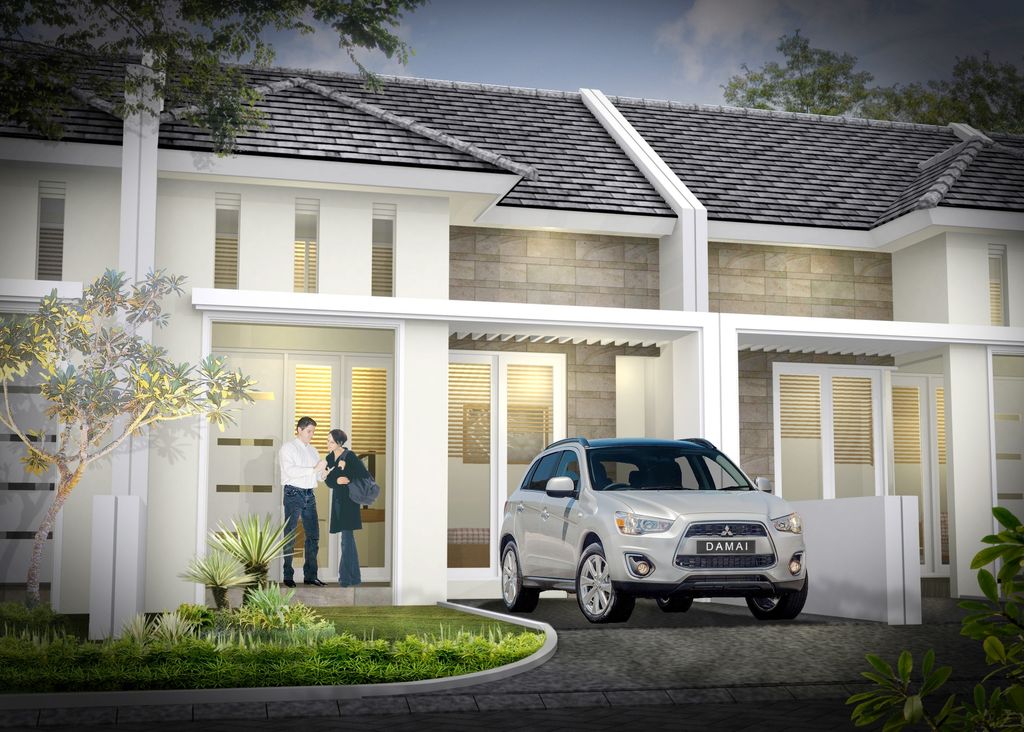 foto tampak rumah tipe Ibis 52 - D20 perumahan BUMI DAMAI REGENCY