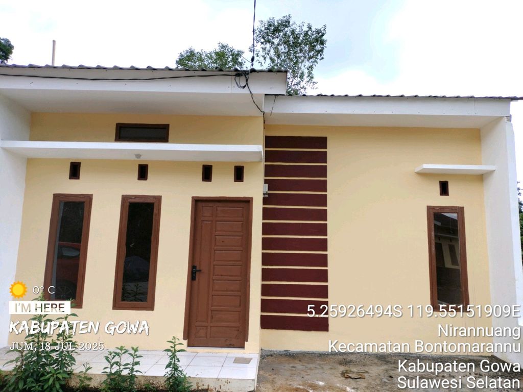 foto tampak rumah tipe 36 perumahan AQILA RESIDENCE