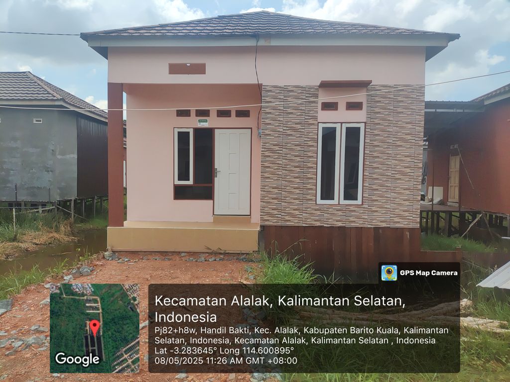 foto tampak rumah tipe Subsidi Tahap 2 perumahan Komplek Graha Az-Zahra