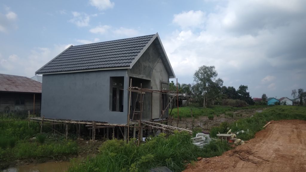 foto contoh rumah perumahan SANTARA Rez II