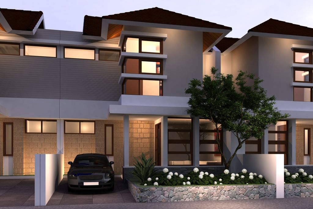 foto tampak rumah tipe Diamond 80 - C19 perumahan Polim Regency