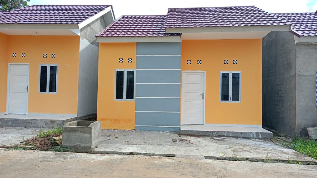 foto tampak rumah tipe 36/84 perumahan GREEN ASRI RESIDENCE