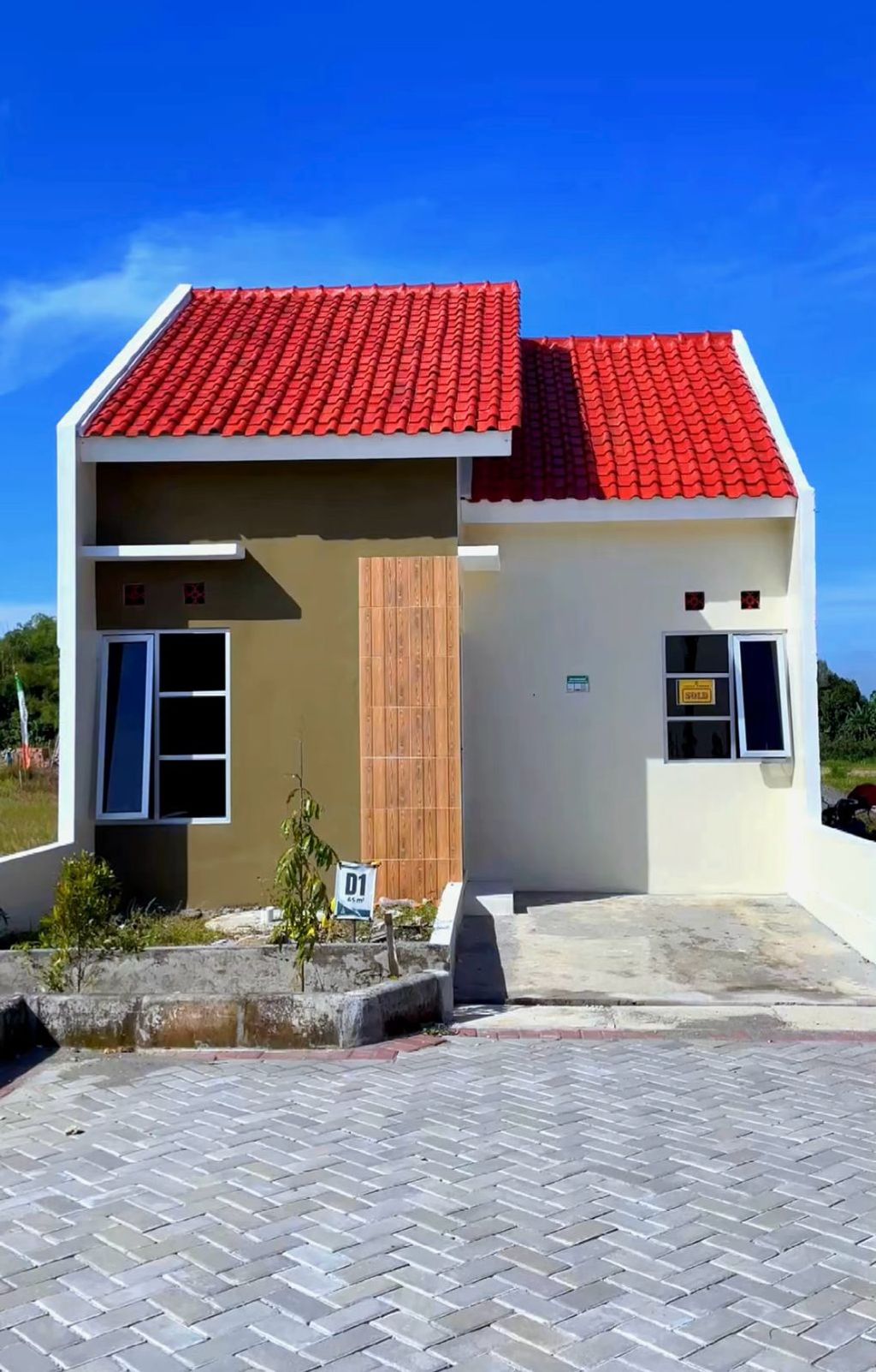 foto tampak rumah tipe 32/63 perumahan Griya Sakha Kalijambe 2