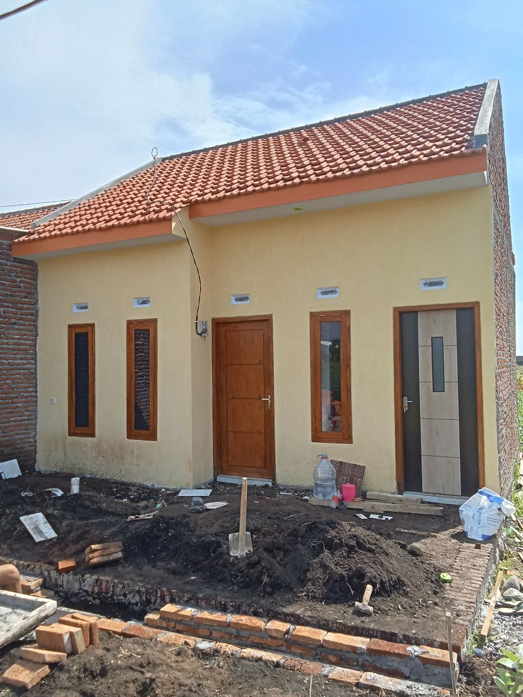 foto tampak rumah tipe subsidi 36 perumahan Green Madani 3