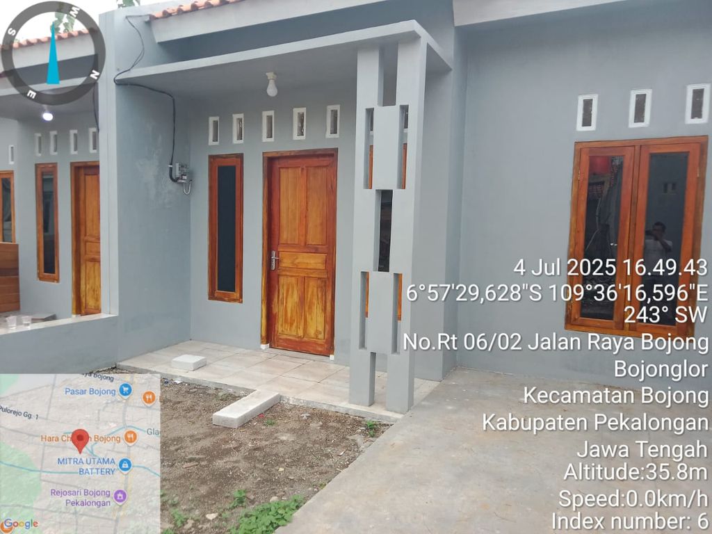 foto tampak rumah tipe 30/60 perumahan Perumahan Bimasakti