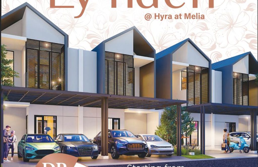 foto tampak rumah tipe LYNDEN SUPERIOR perumahan GRAHA RAYA MELIA HYRA