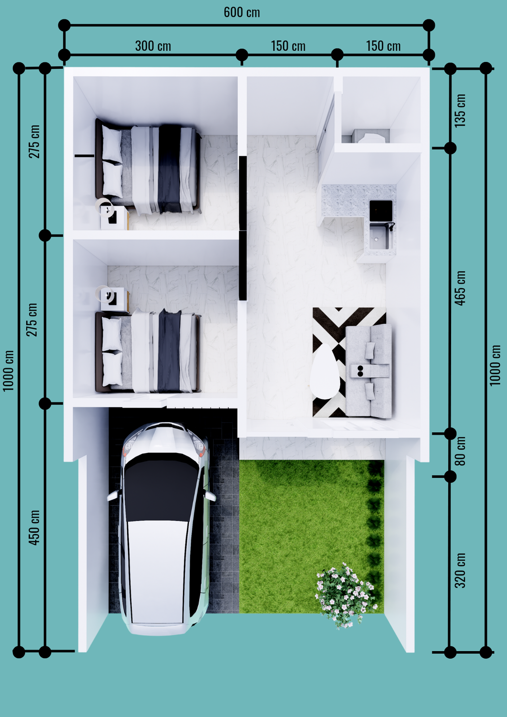 foto denah rumah tipe Blok G,H,I,J perumahan NAFIRA GRIYA ASRI 4