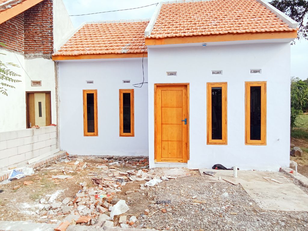 foto tampak rumah tipe subsidi 36 perumahan BENGAWAN INDAH