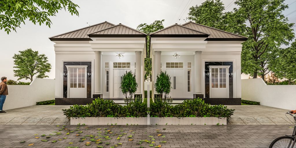 foto tampak rumah tipe 36 perumahan KATNIS ROYAL SERDAM
