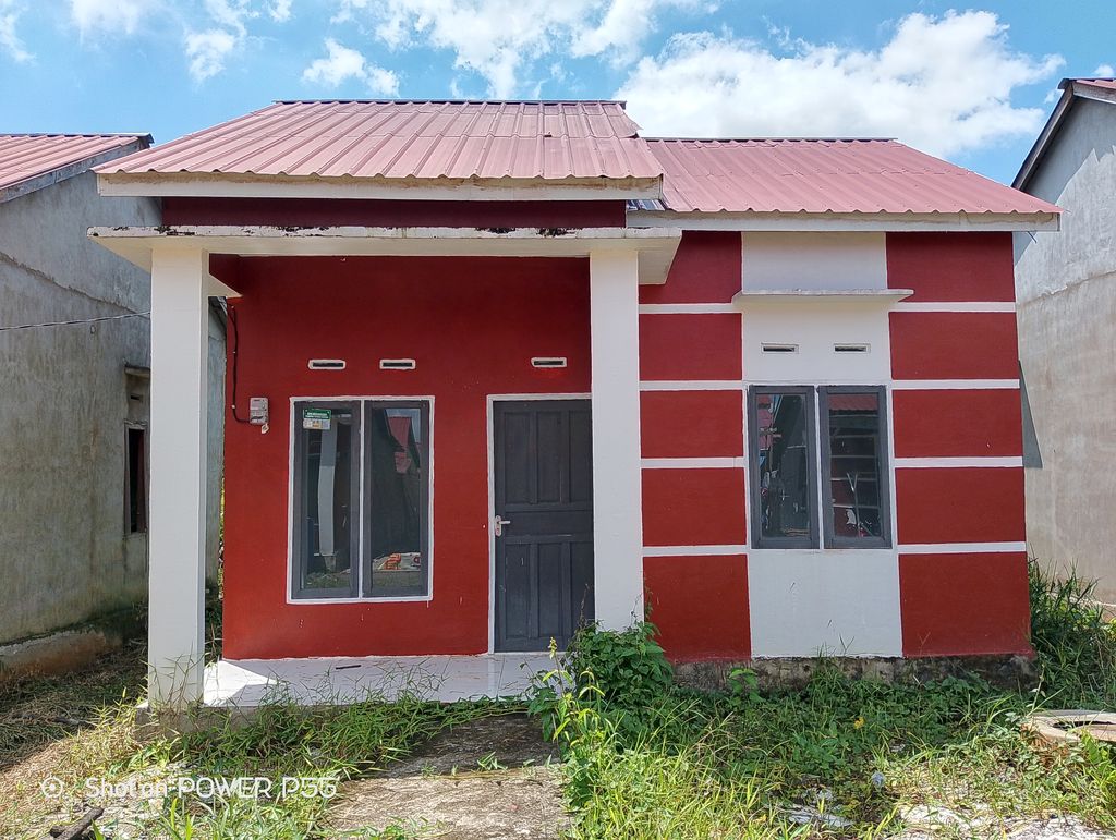 foto tampak rumah tipe 36 perumahan DARUSSALAM BAHAGIA TAHAP 3