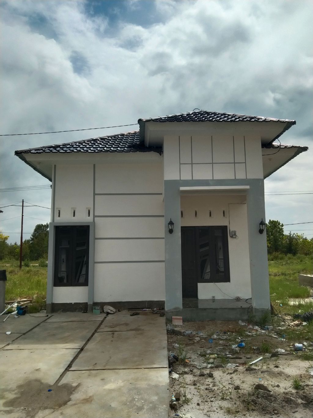foto tampak rumah tipe 36 perumahan ASYIFA TAMPUNG PENYANG RESIDENCE