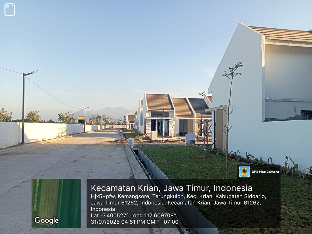 foto posisi tengah perumahan Java Residence Krian Cluster 3