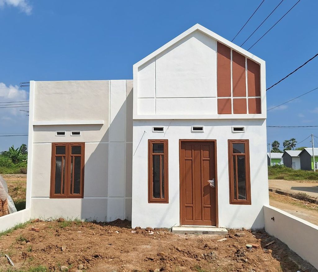 foto tampak rumah tipe 36 perumahan GRAND HAZIKRA II