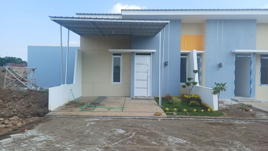 foto tampak rumah tipe 36 perumahan GRAND ALIM RESIDENCE CLUSTER SAKURA & CLUSTER TULIP