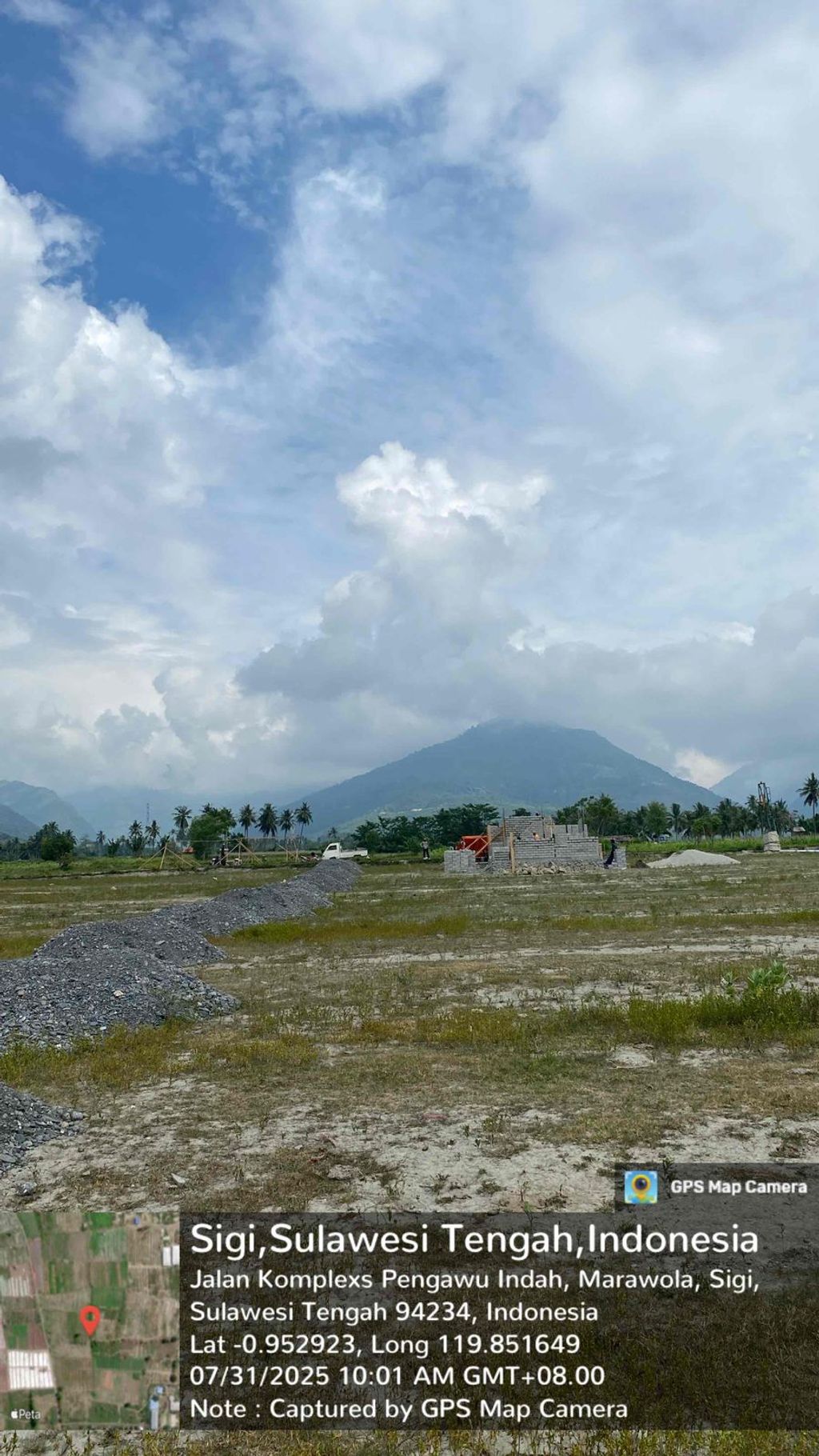 foto posisi tengah perumahan BERLIANLAND MARAWOLA