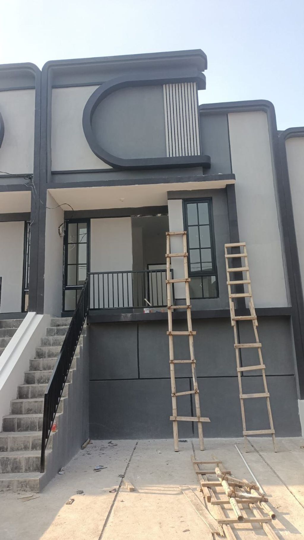 foto tampak rumah tipe 30 1 Lantai Kontur 3m (304) perumahan G-Land Padalarang Valley
