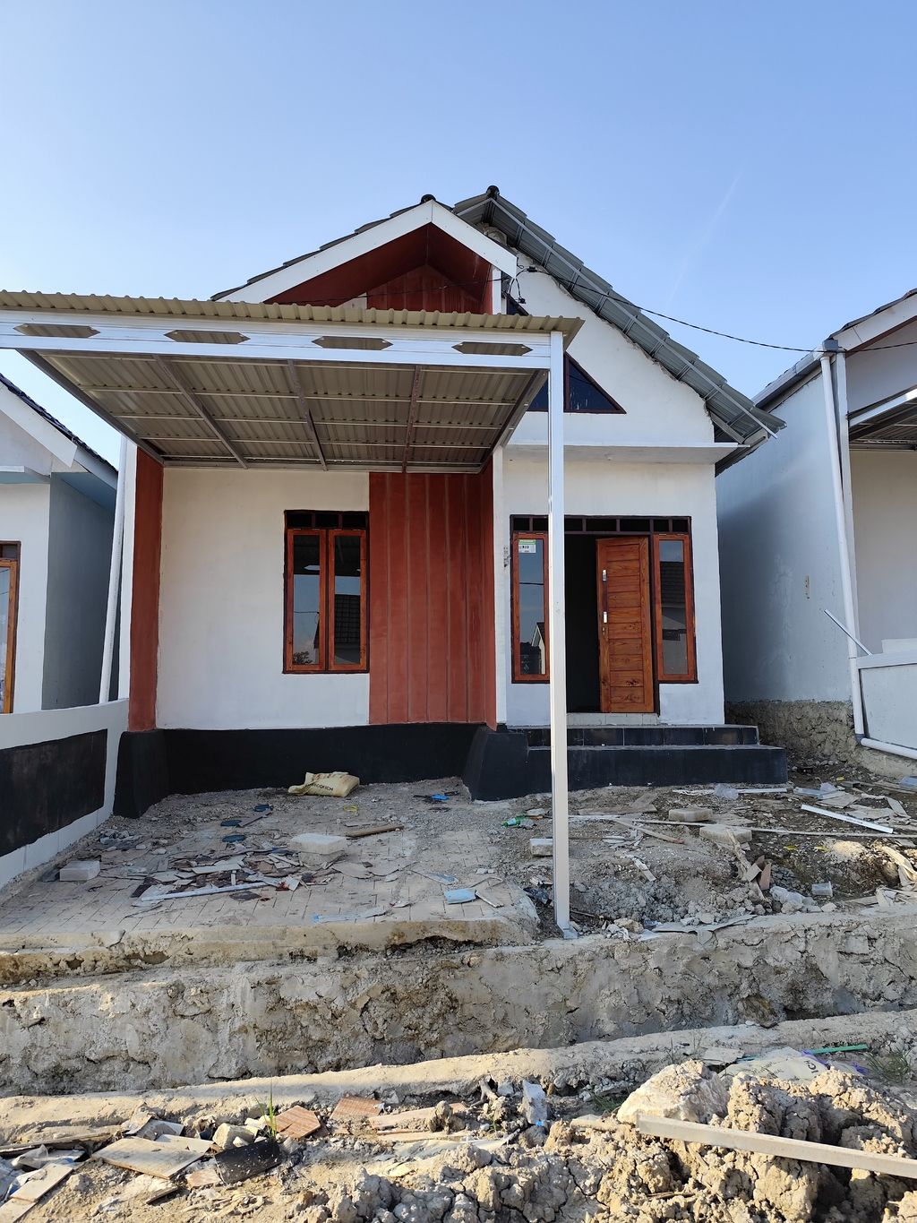 foto tampak rumah tipe 36 perumahan SYAFA RESIDENCE 2