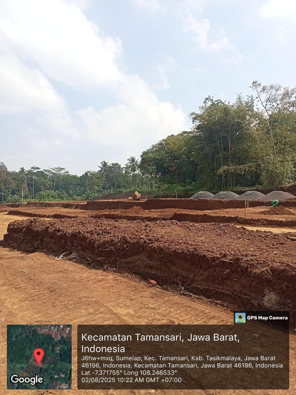 foto posisi tengah perumahan Ardenia Nirwana Asri