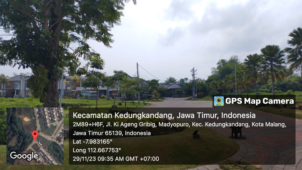 foto posisi tengah perumahan RIVERFRONT URBAN RESORT TAHAP II