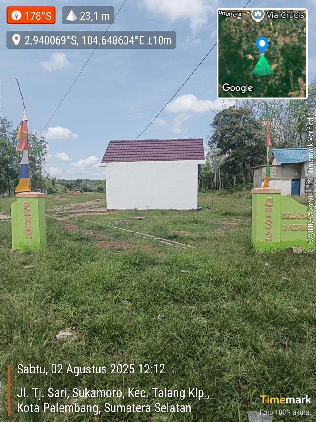 foto gerbang perumahan GRIYA TANJUNG SARI 3