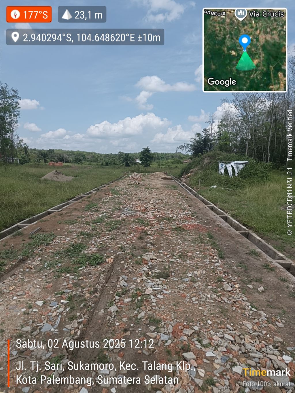 foto posisi tengah perumahan GRIYA TANJUNG SARI 3