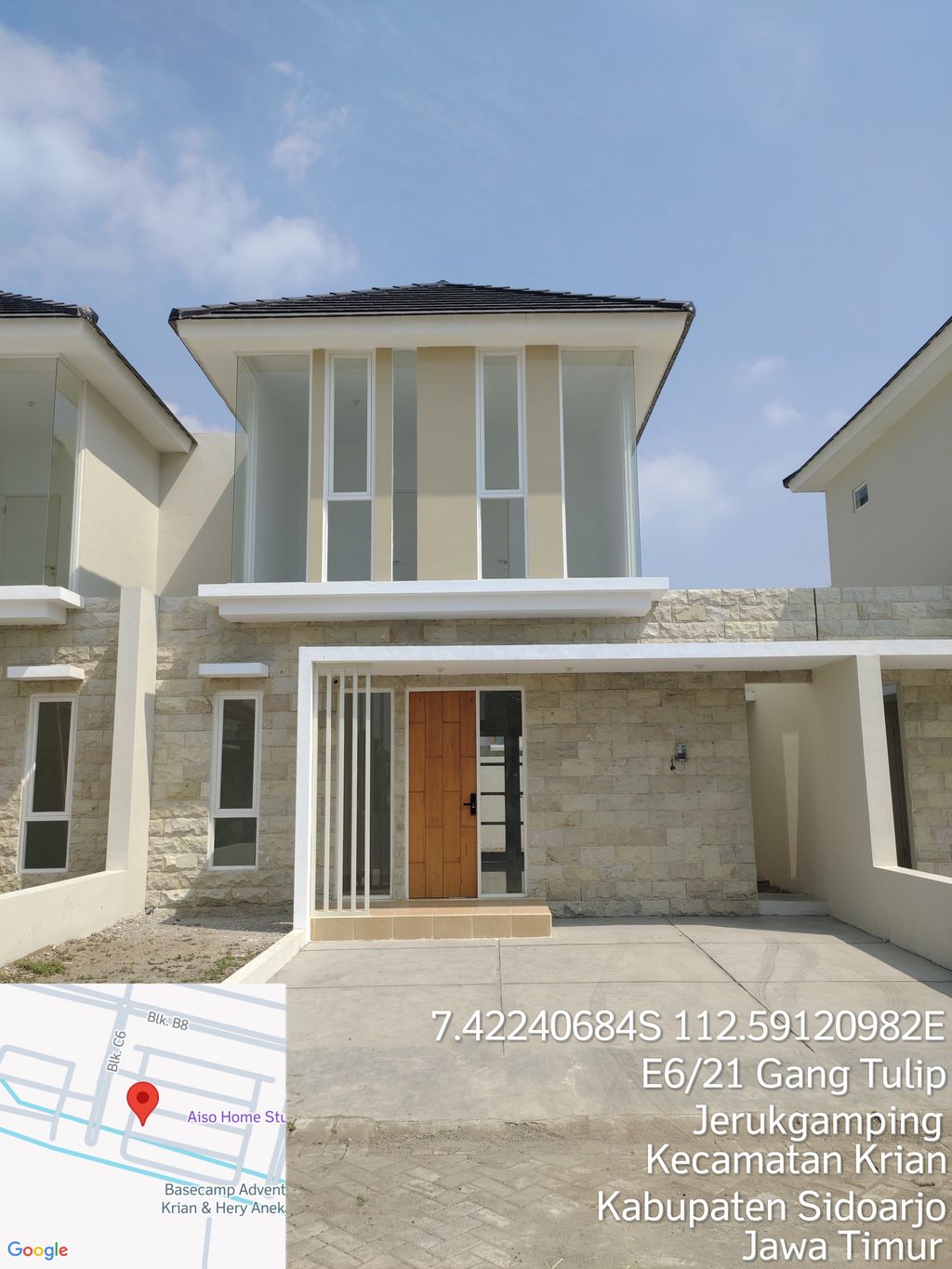 foto tampak rumah tipe NEW TULIP 2LT 120 (4) perumahan Mandiri Residence