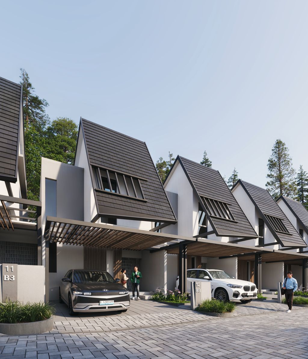 foto tampak rumah tipe 67 Gaharu perumahan CENDANA RESIDENCE 2