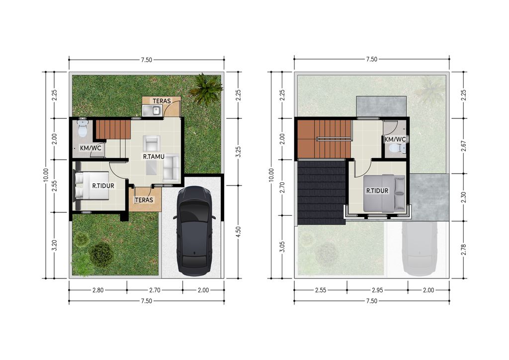 foto denah rumah tipe IRIS (14) perumahan Mandiri Residence