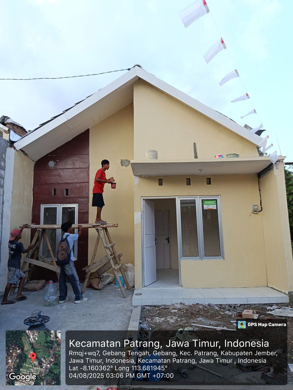 foto denah rumah tipe 24.60 perumahan QUEEN CEMPAKA