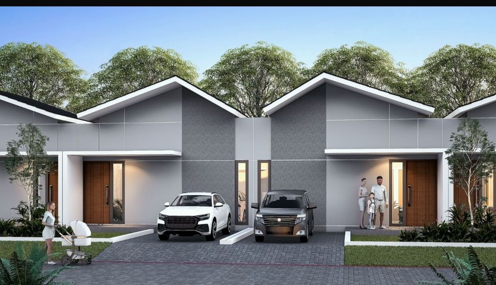 foto tampak rumah tipe KAWAII A perumahan Osaka Blossom