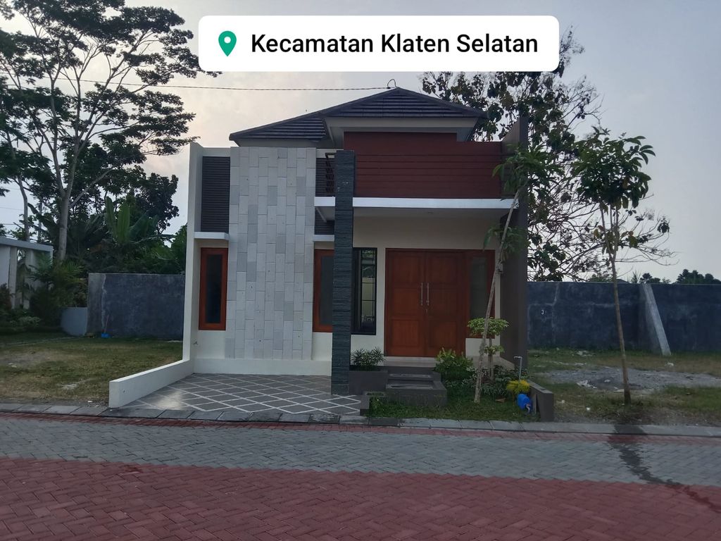 foto tampak rumah tipe 50 perumahan TAMAN ANGGREK KARANGLO