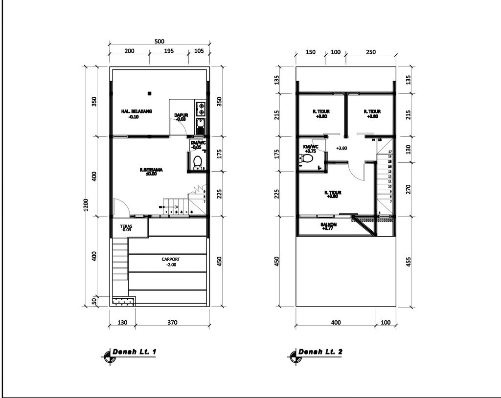 foto denah rumah tipe 50 Compact (3 kamar) (423) perumahan Bukit Sukanagara Resort
